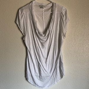 Banana Republic Draped Short-Sleeved Top